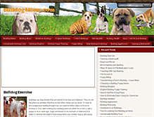 Tablet Screenshot of bulldogmixes.com